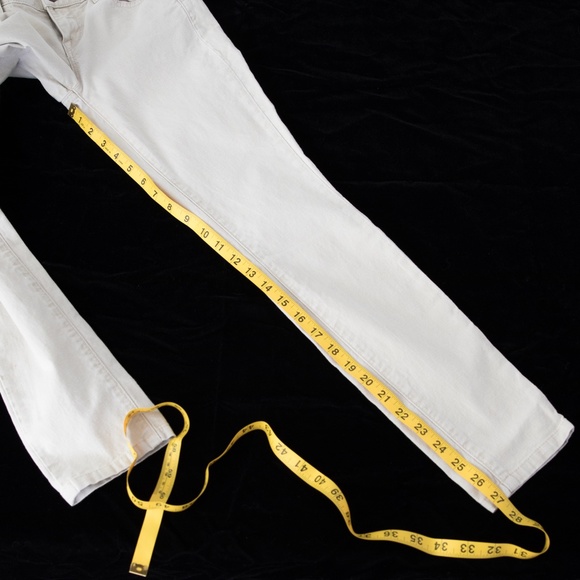 VINCE Crop Skinny Ankle Stretch Khaki Jeans Pants - Picture 14 of 16